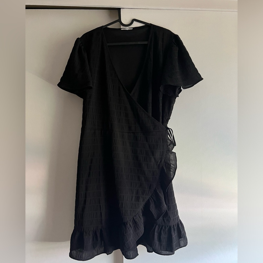 Black Wrap Dress
